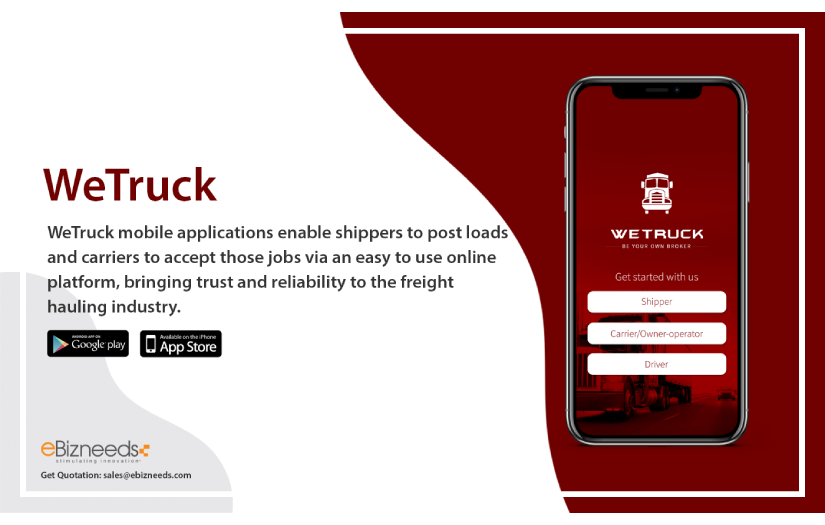 WeTruck screenshot 1